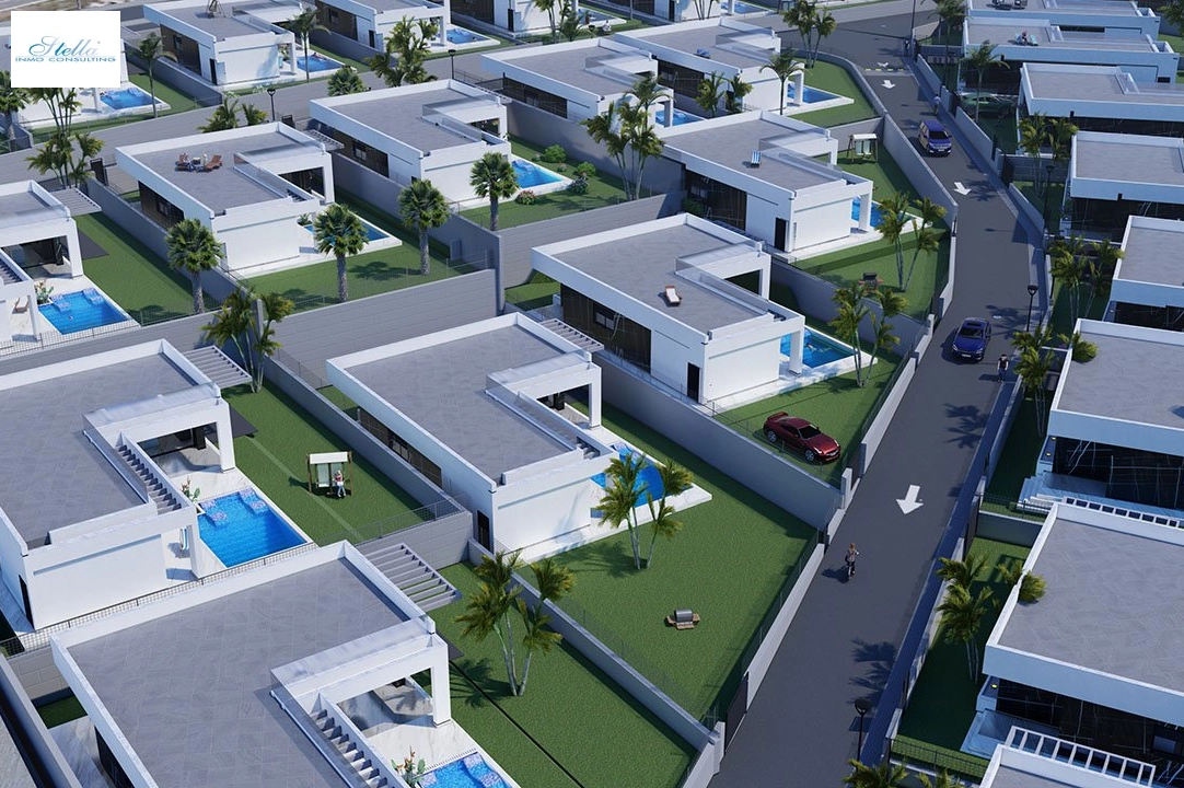 villa en Algorfa en vente, construit 295 m², estado nuevo, terrain 472 m², 3 chambre, 2 salle de bains, piscina, ref.: HA-ARN-140-E01-15