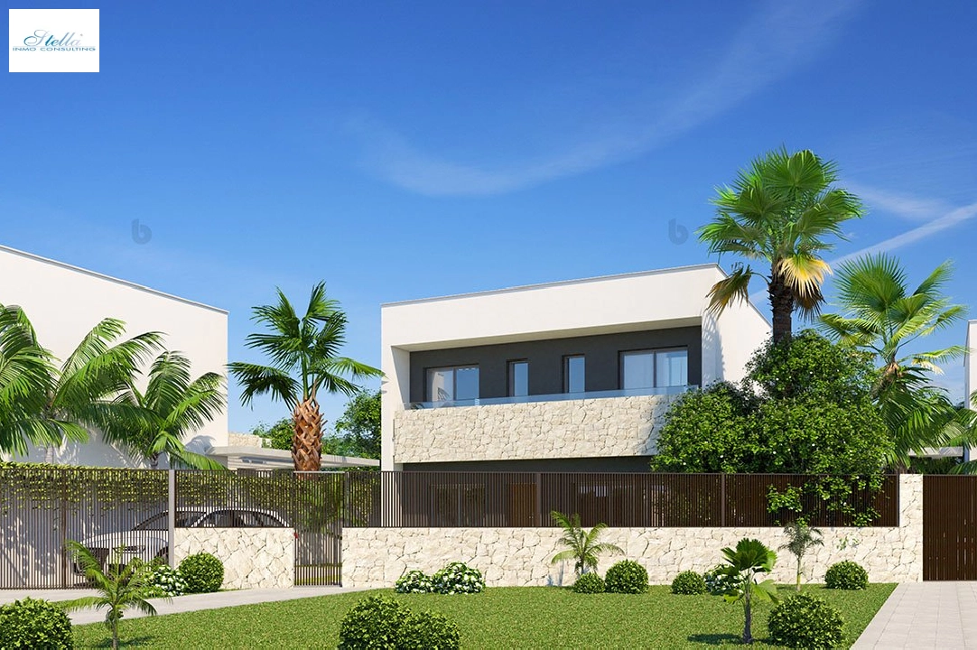 villa en Pilar de la Horadada en vente, construit 203 m², estado nuevo, terrain 453 m², 3 chambre, 3 salle de bains, piscina, ref.: HA-PIN-103-E01-2