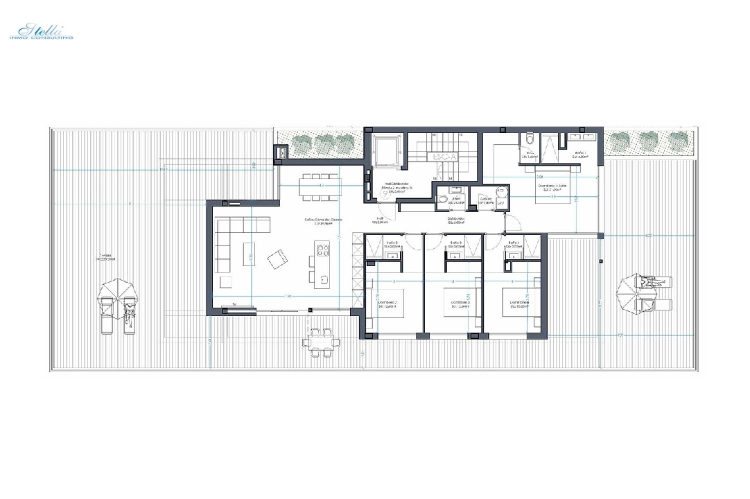 atico en Orihuela Costa en vente, construit 426 m², estado nuevo, aire acondicionado, 4 chambre, 4 salle de bains, piscina, ref.: HA-OCN-161-A04-5