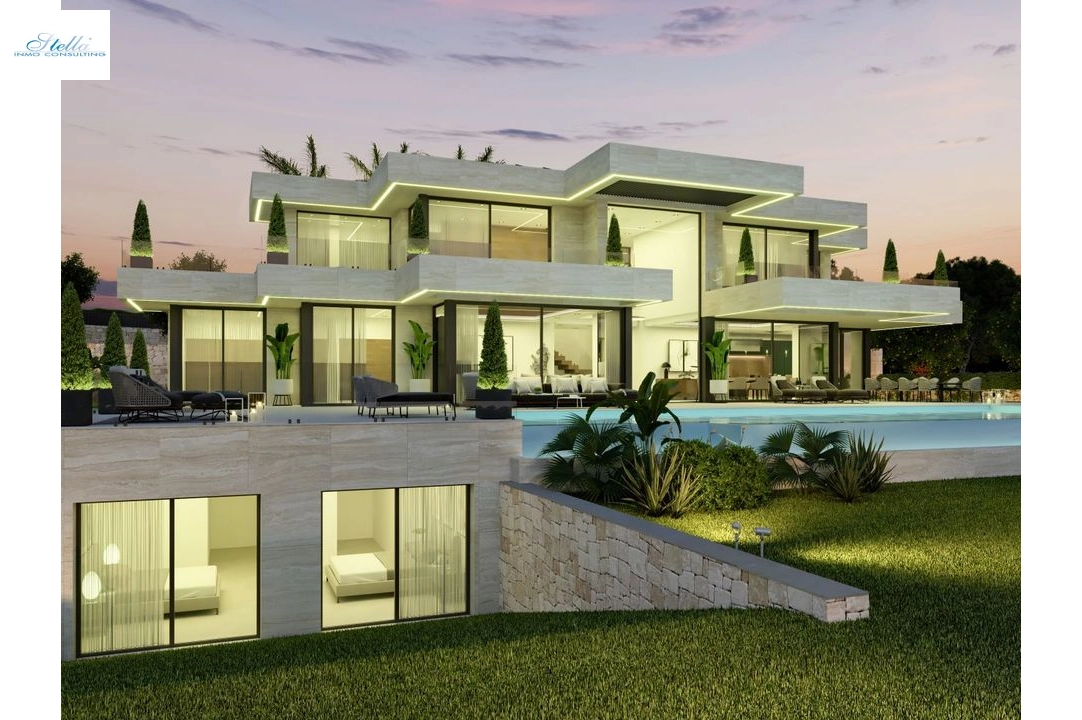 villa en Javea(Balcon al Mar) en vente, construit 522 m², aire acondicionado, terrain 1760 m², 4 chambre, 5 salle de bains, ref.: BP-3590JAV-12