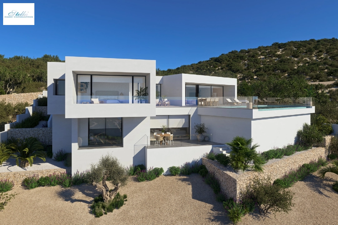 villa en Cumbre del Sol(Lirios Design) en vente, construit 266 m², terrain 1000 m², 3 chambre, 4 salle de bains, piscina, ref.: VA-AL024-4