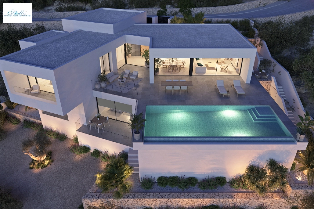 villa en Cumbre del Sol(Lirios Design) en vente, construit 266 m², terrain 1000 m², 3 chambre, 4 salle de bains, piscina, ref.: VA-AL024-5