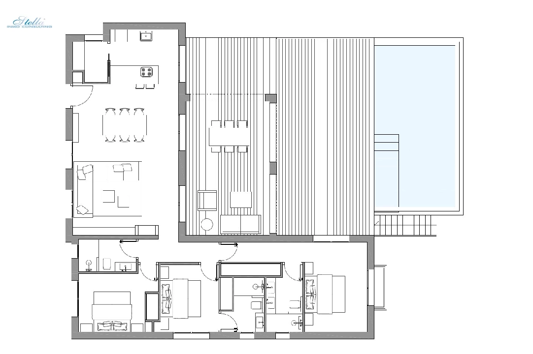 villa en Javea(Adsubia) en vente, construit 144 m², terrain 1000 m², 3 chambre, 3 salle de bains, ref.: BP-3598JAV-5
