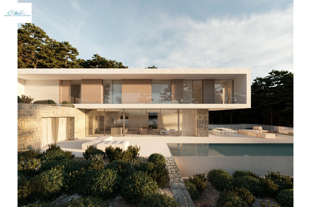 villa en Moraira en vente, construit 754 m², aire acondicionado, terrain 1046 m², 4 chambre, 4 salle de bains, piscina, ref.: CA-H-1626-AMB-2