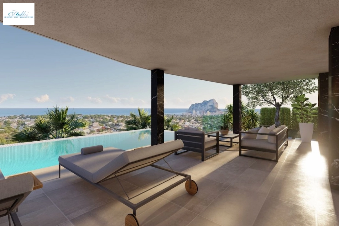 villa en Calpe en vente, construit 292 m², aire acondicionado, terrain 823 m², 4 chambre, 4 salle de bains, piscina, ref.: CA-H-1644-AMB-2