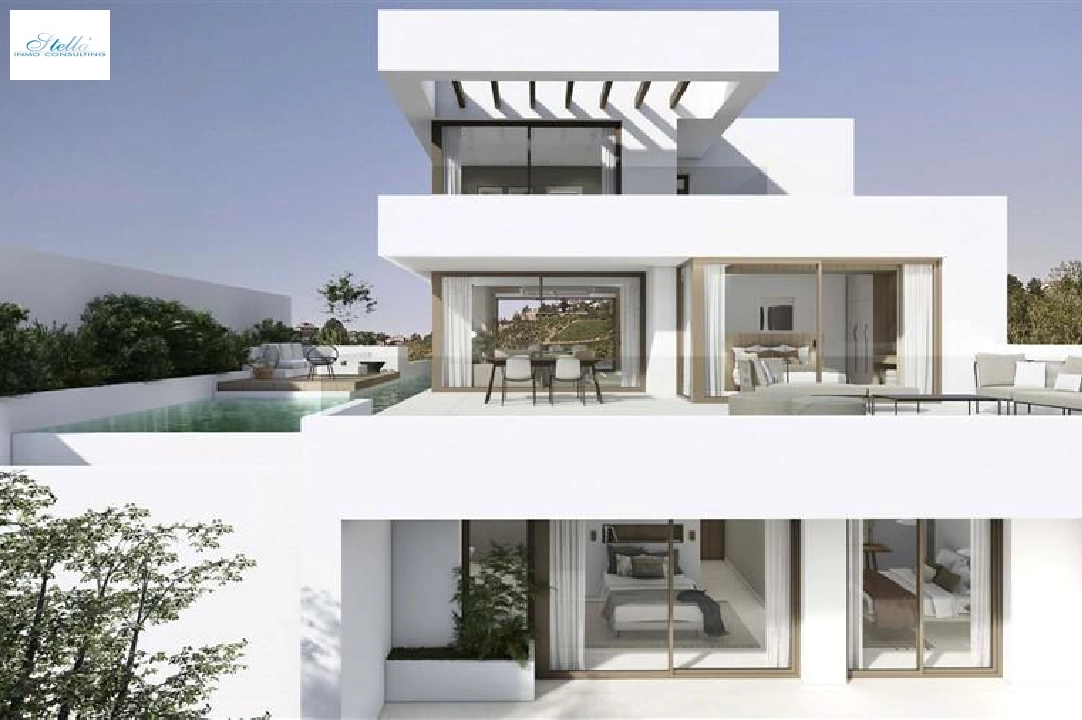 villa en Finestrat en vente, construit 336 m², terrain 469 m², 3 chambre, 3 salle de bains, piscina, ref.: COB-3385-20