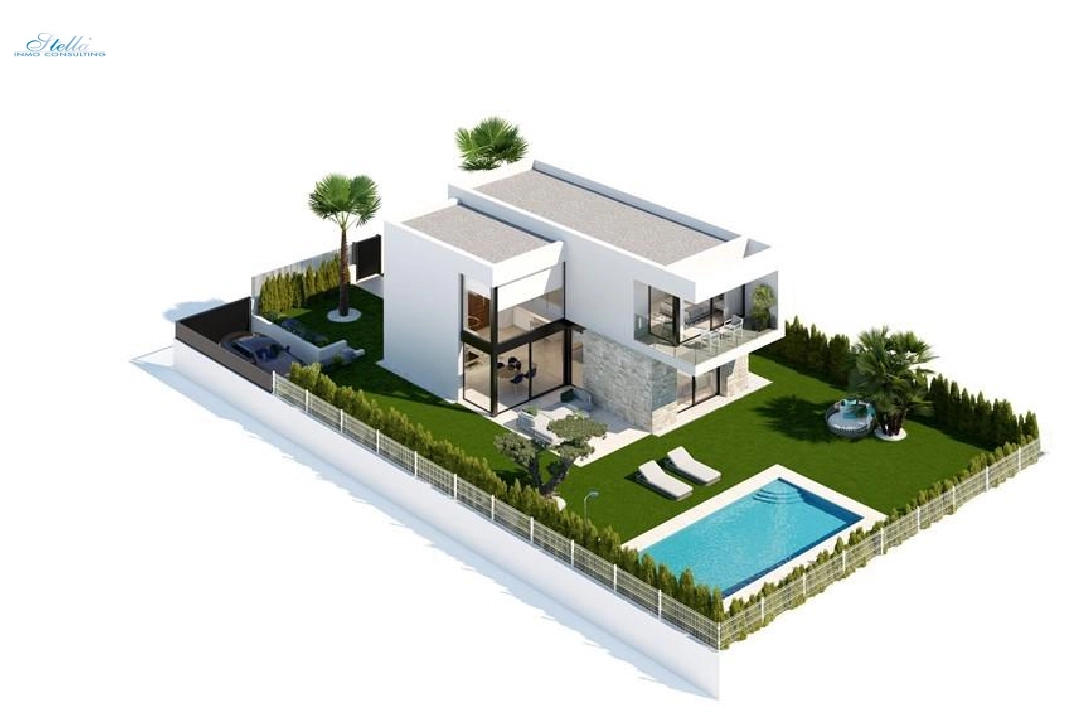 villa en Finestrat en vente, construit 150 m², terrain 450 m², 3 chambre, 3 salle de bains, piscina, ref.: COB-3382-14