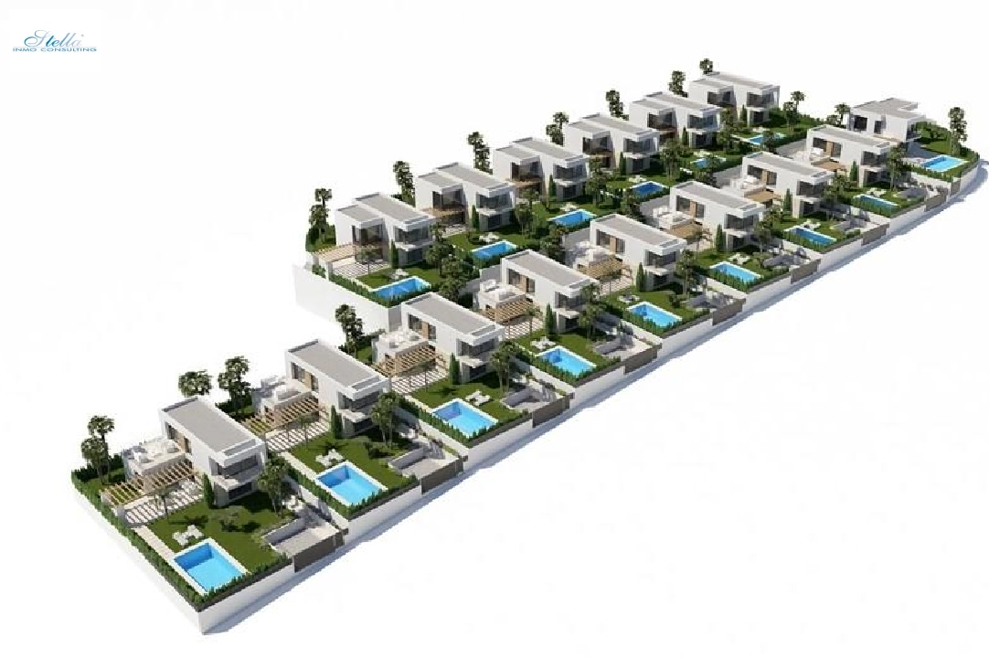 villa en Finestrat en vente, construit 150 m², terrain 450 m², 3 chambre, 3 salle de bains, piscina, ref.: COB-3382-15