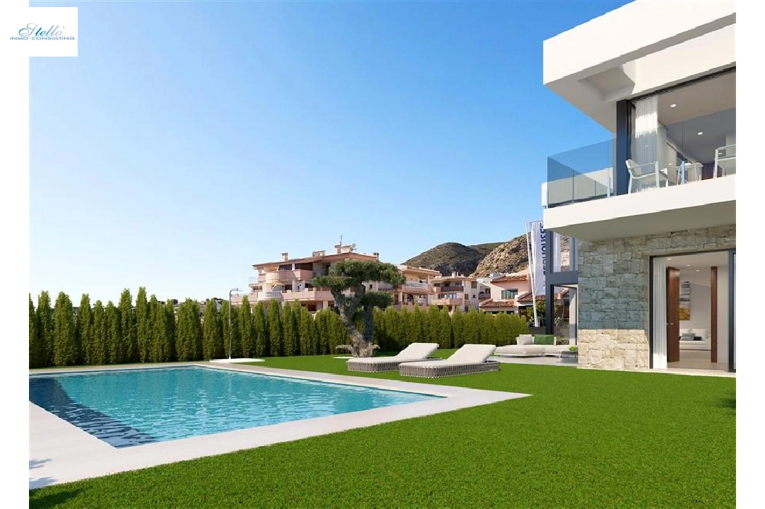 villa en Finestrat en vente, construit 150 m², terrain 450 m², 3 chambre, 3 salle de bains, piscina, ref.: COB-3382-7