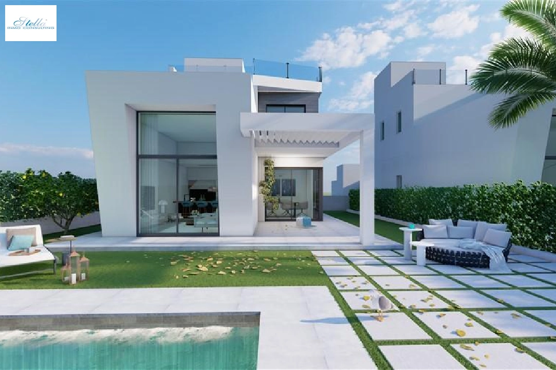 villa en Finestrat en vente, construit 163 m², terrain 346 m², 3 chambre, 3 salle de bains, piscina, ref.: COB-3381-6