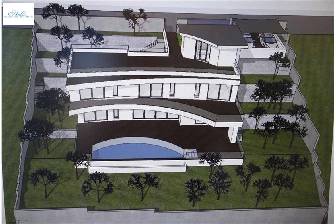 villa en Calpe en vente, construit 599 m², terrain 1001 m², 4 chambre, 4 salle de bains, piscina, ref.: COB-3362-4