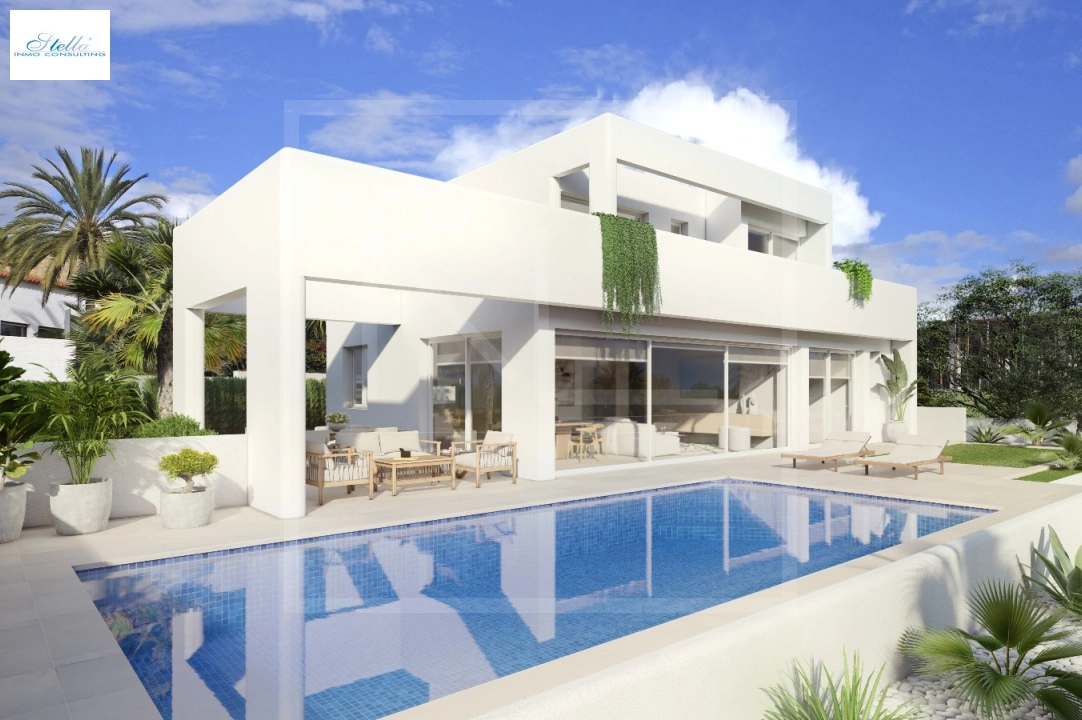 villa en Benissa costa(Baladrar) en vente, construit 138 m², ano de construccion 2023, + calefaccion suelo, aire acondicionado, terrain 625 m², 3 chambre, 3 salle de bains, piscina, ref.: NL-NLD1444-1