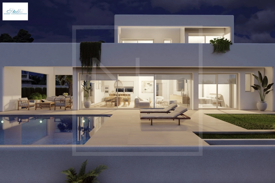 villa en Benissa costa(Baladrar) en vente, construit 138 m², ano de construccion 2023, + calefaccion suelo, aire acondicionado, terrain 625 m², 3 chambre, 3 salle de bains, piscina, ref.: NL-NLD1444-2