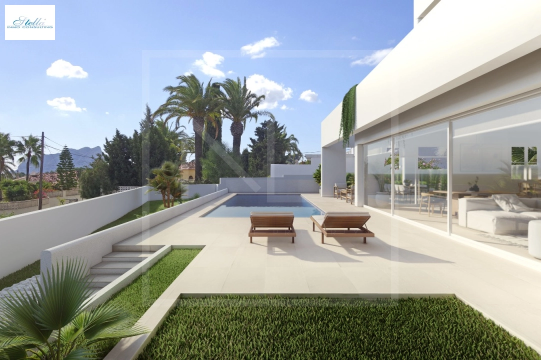 villa en Benissa costa(Baladrar) en vente, construit 138 m², ano de construccion 2023, + calefaccion suelo, aire acondicionado, terrain 625 m², 3 chambre, 3 salle de bains, piscina, ref.: NL-NLD1444-6