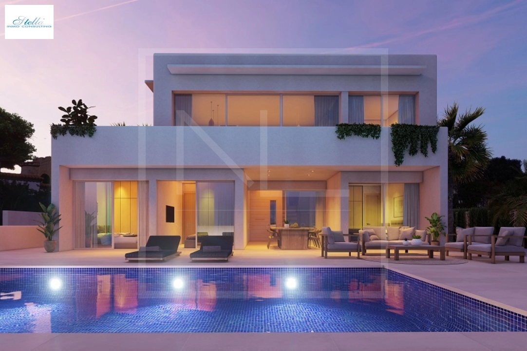 villa en Benissa costa(Baladrar) en vente, construit 142 m², ano de construccion 2023, + calefaccion suelo, aire acondicionado, terrain 729 m², 4 chambre, 3 salle de bains, piscina, ref.: NL-NLD1445-1