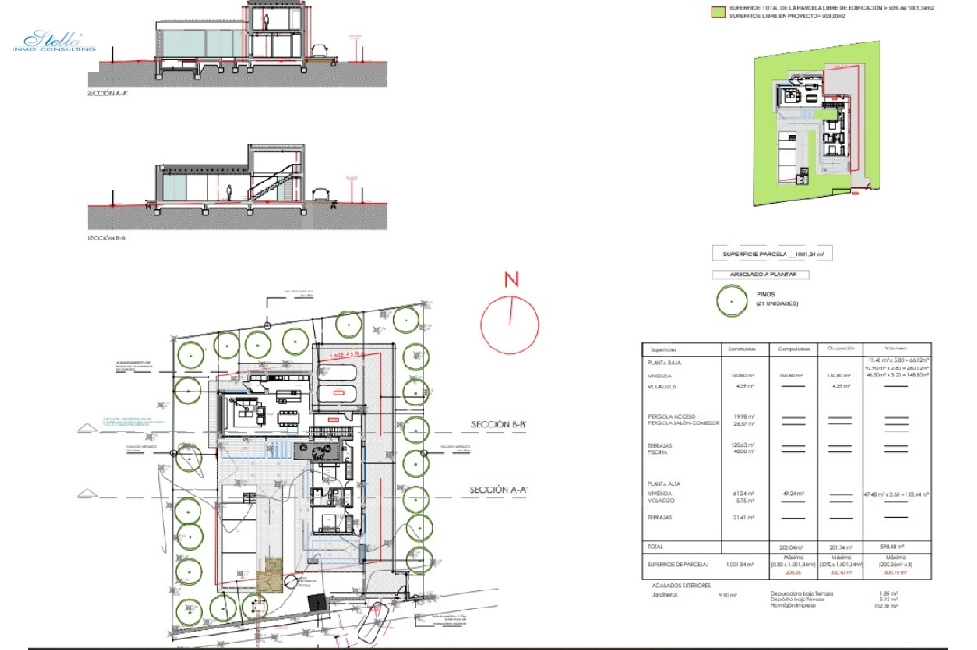villa en Javea en vente, construit 208 m², + calefaccion suelo, aire acondicionado, 3 chambre, 4 salle de bains, piscina, ref.: NL-NLD1447-5