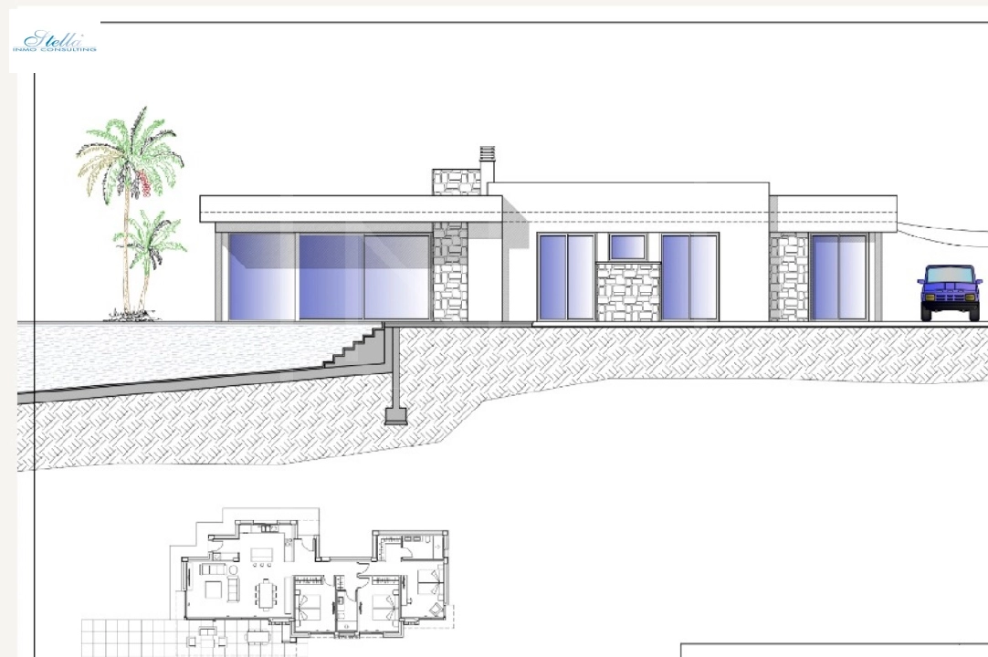 villa en Calpe en vente, construit 282 m², + calefaccion suelo, aire acondicionado, terrain 800 m², 3 chambre, 2 salle de bains, piscina, ref.: NL-NLD1452-6