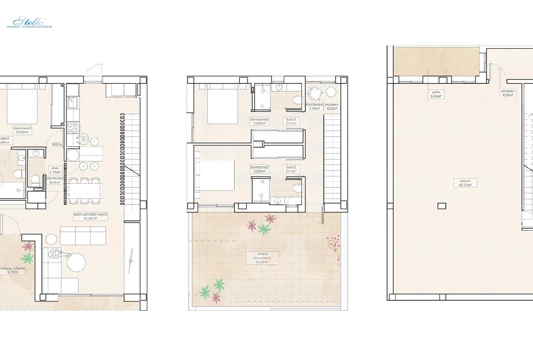 villa en Hondon de las Nieves en vente, construit 228 m², estado nuevo, aire acondicionado, terrain 217 m², 3 chambre, 3 salle de bains, piscina, ref.: HA-HNN-100-E01-8