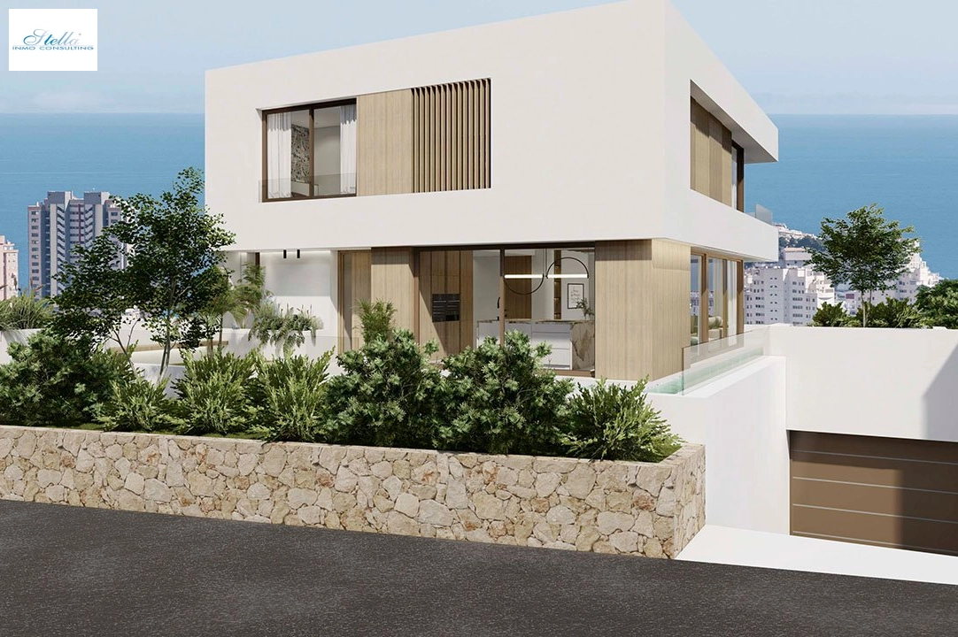 villa en Finestrat en vente, construit 336 m², estado nuevo, aire acondicionado, terrain 468 m², 3 chambre, 3 salle de bains, piscina, ref.: HA-FIN-390-E01-1