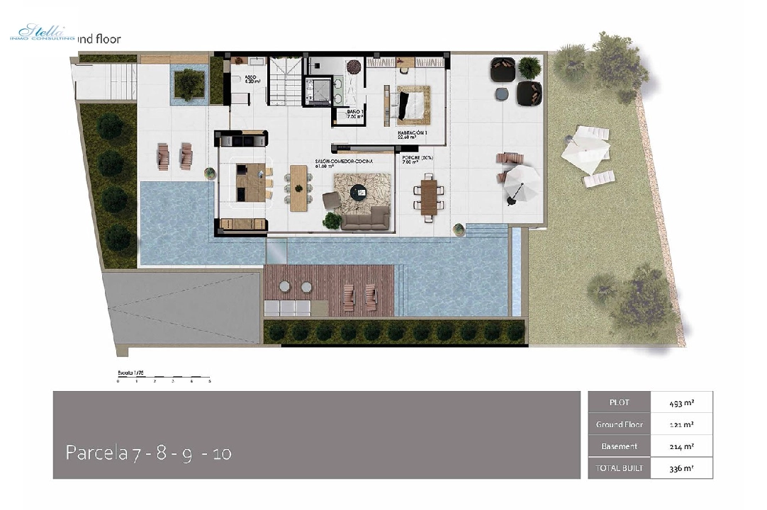 villa en Finestrat en vente, construit 336 m², estado nuevo, aire acondicionado, terrain 468 m², 3 chambre, 3 salle de bains, piscina, ref.: HA-FIN-390-E01-30