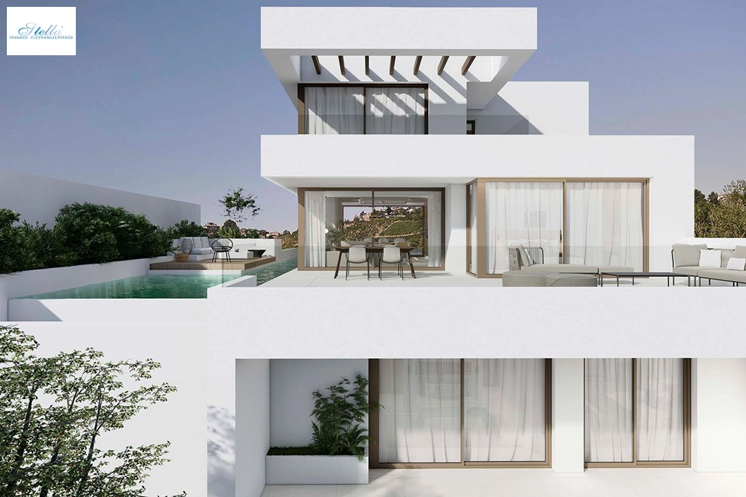 villa en Finestrat en vente, construit 336 m², estado nuevo, aire acondicionado, terrain 468 m², 3 chambre, 3 salle de bains, piscina, ref.: HA-FIN-390-E01-4