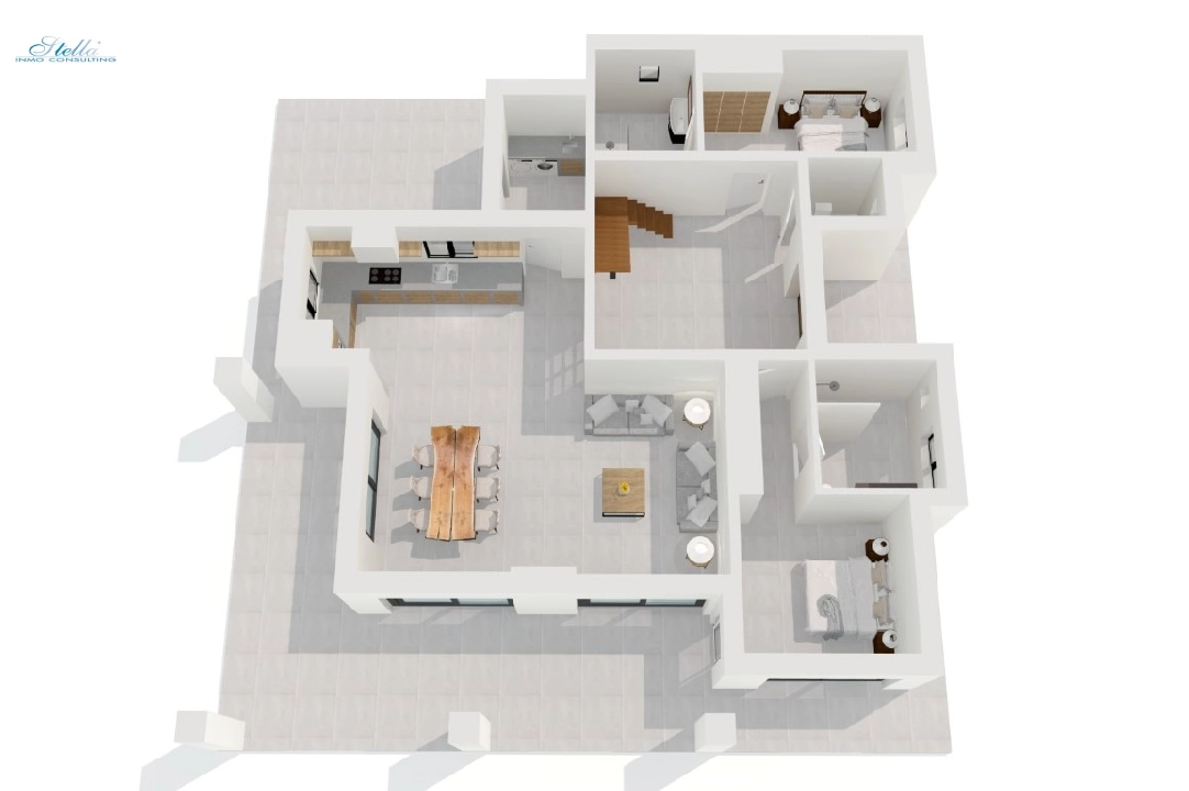 villa en Pedreguer(Cometes) en vente, construit 298 m², aire acondicionado, terrain 10000 m², 4 chambre, 4 salle de bains, ref.: BP-8099PED-10