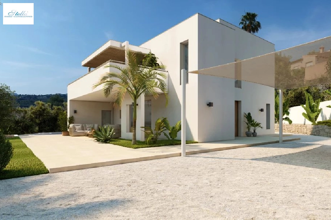 villa en Moraira en vente, construit 260 m², aire acondicionado, 4 chambre, 3 salle de bains, piscina, ref.: BS-83199638-1