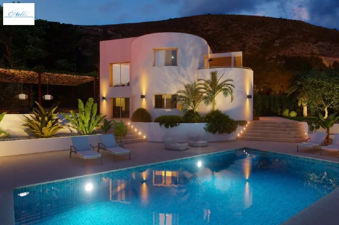 villa en Moraira en vente, construit 260 m², aire acondicionado, 4 chambre, 3 salle de bains, piscina, ref.: BS-83199638-8