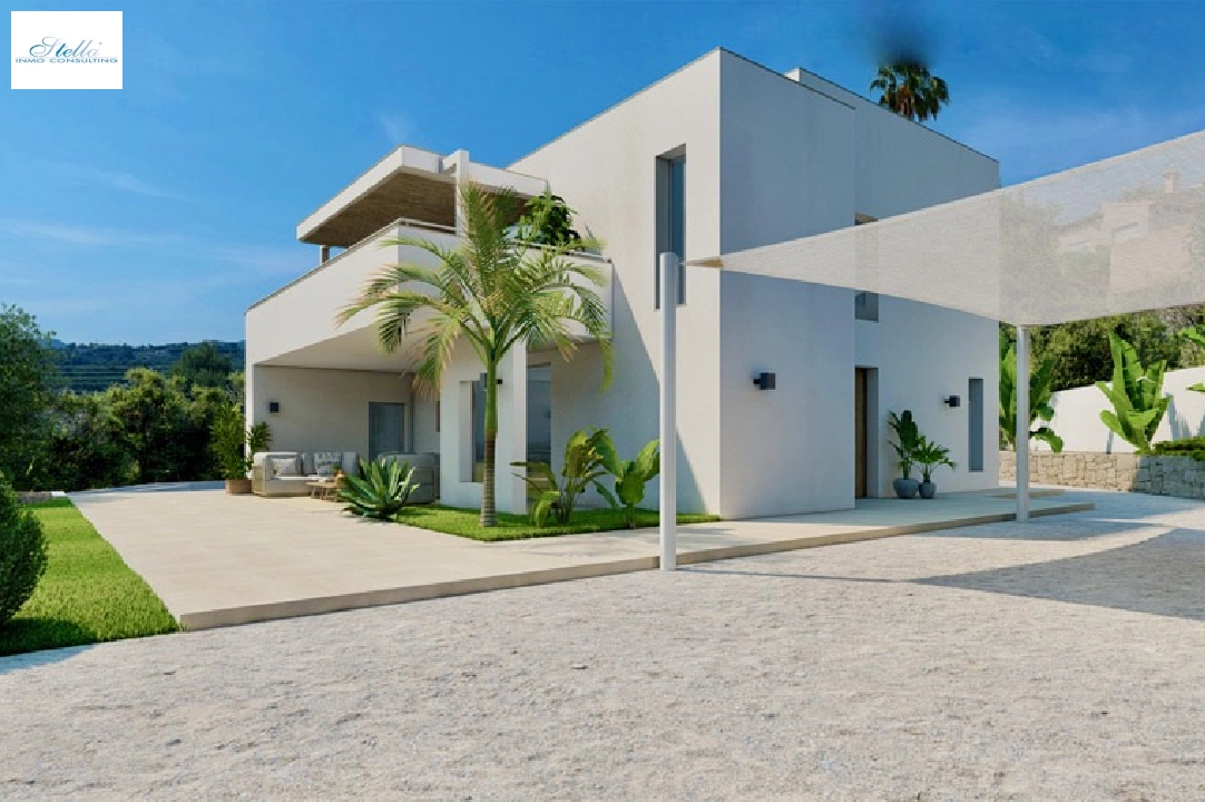 villa en Benitachell(Moraira Alcasar) en vente, construit 260 m², aire acondicionado, terrain 1280 m², 4 chambre, 3 salle de bains, piscina, ref.: CA-H-1675-AMB-4