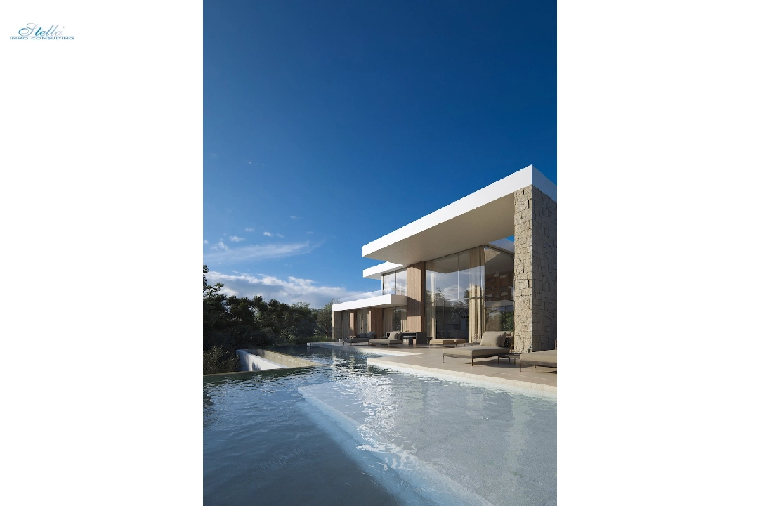 villa en Moraira(Benimeit) en vente, construit 350 m², aire acondicionado, terrain 1601 m², 4 chambre, 4 salle de bains, piscina, ref.: CA-H-1681-AMB-1