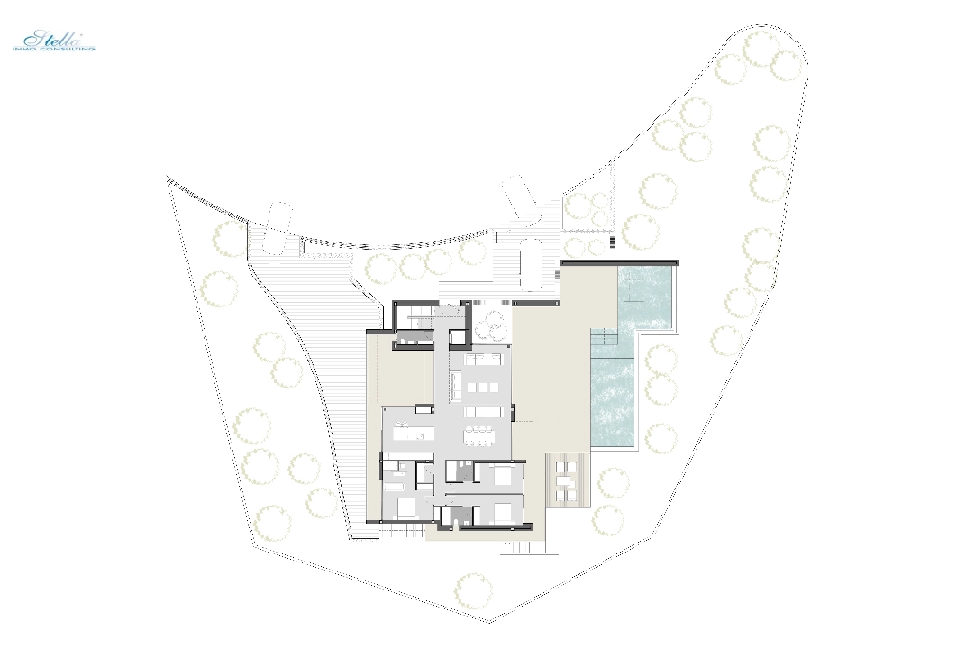 villa en Moraira(Benimeit) en vente, construit 350 m², aire acondicionado, terrain 1601 m², 4 chambre, 4 salle de bains, piscina, ref.: CA-H-1681-AMB-13