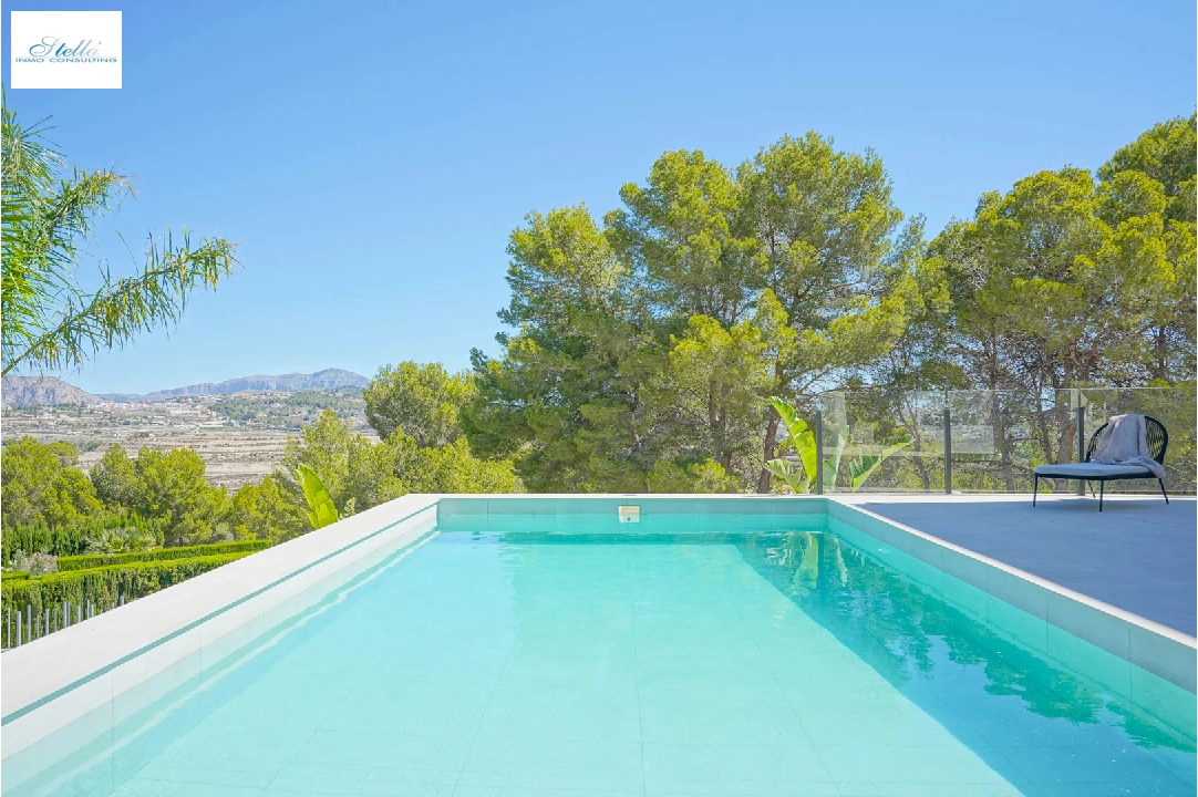 villa en Moraira(Benimeit) en vente, construit 560 m², aire acondicionado, terrain 800 m², 4 chambre, 4 salle de bains, piscina, ref.: BP-4305MOR-18