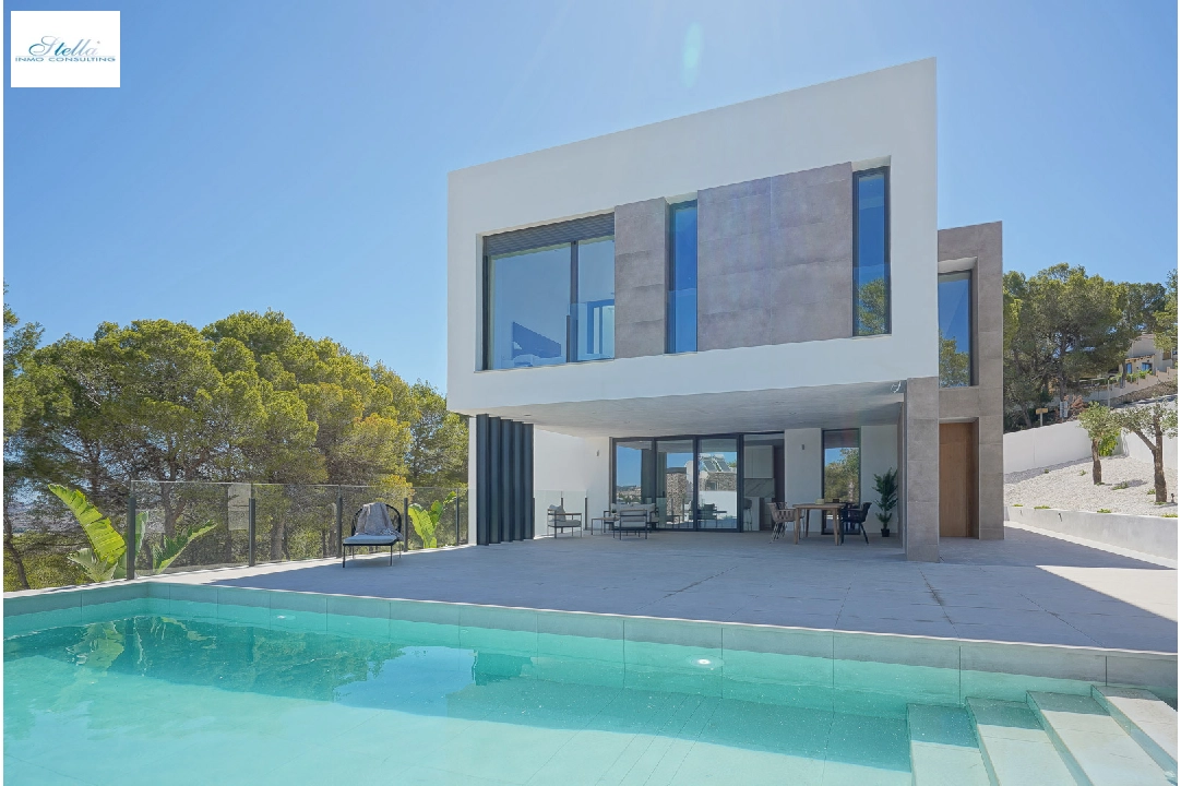 villa en Moraira(Benimeit) en vente, construit 560 m², aire acondicionado, terrain 800 m², 4 chambre, 4 salle de bains, piscina, ref.: BP-4305MOR-25