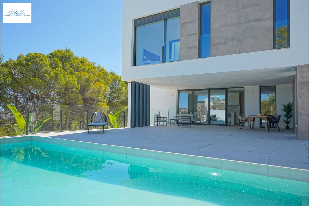 villa en Moraira(Benimeit) en vente, construit 560 m², aire acondicionado, terrain 800 m², 4 chambre, 4 salle de bains, piscina, ref.: BP-4305MOR-26