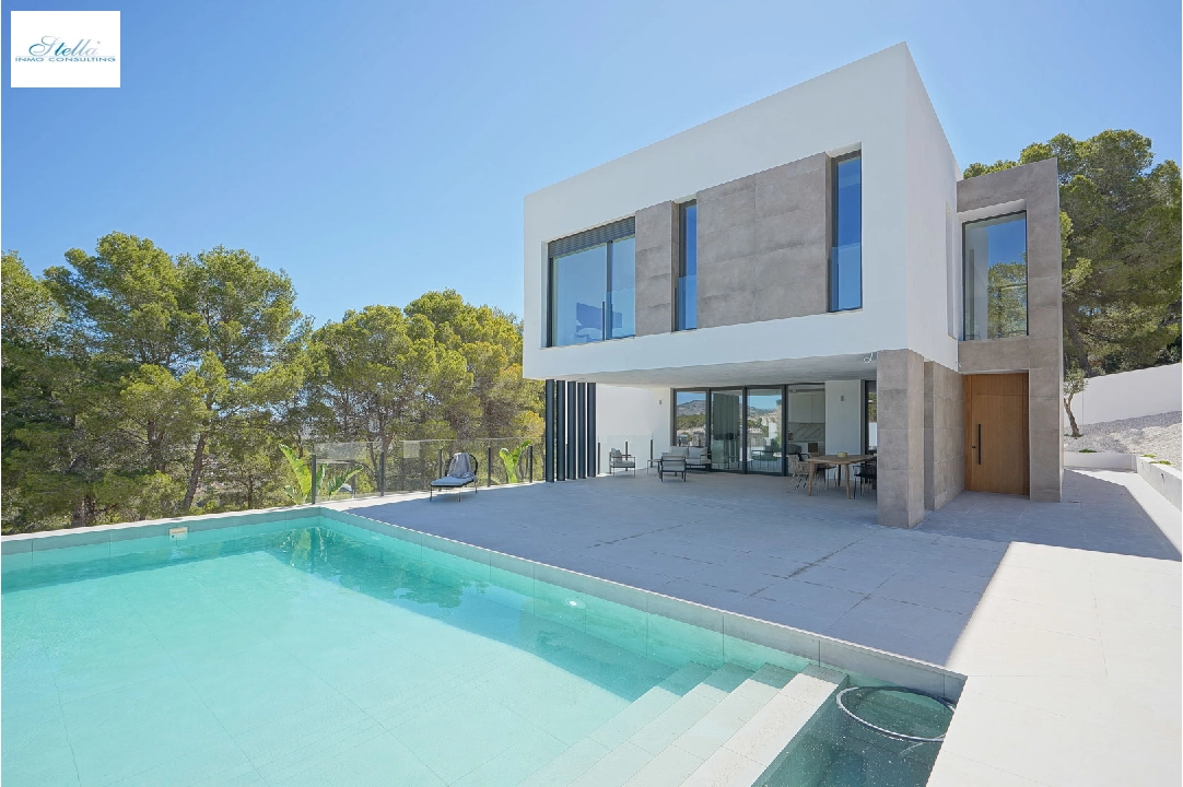 villa en Moraira(Benimeit) en vente, construit 560 m², aire acondicionado, terrain 800 m², 4 chambre, 4 salle de bains, piscina, ref.: BP-4305MOR-32