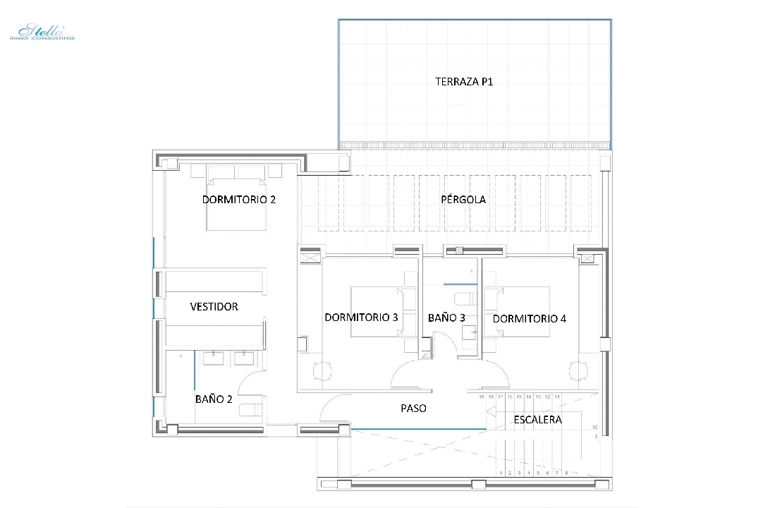 villa en Moraira(Benimeit) en vente, construit 560 m², terrain 800 m², 4 chambre, 4 salle de bains, ref.: BP-4305MOR-8