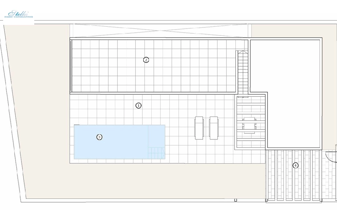 villa en Algorfa en vente, construit 283 m², estado nuevo, aire acondicionado, terrain 424 m², 3 chambre, 2 salle de bains, piscina, ref.: HA-ARN-108-E02-14