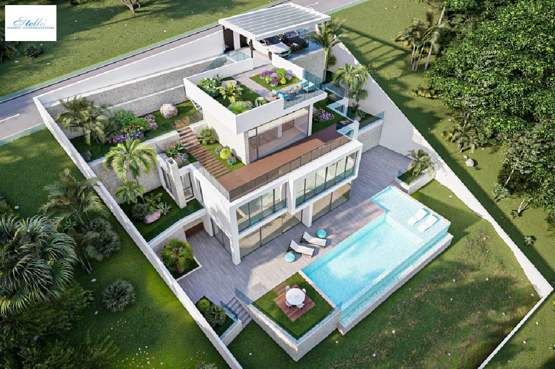 villa en Altea(Altea Hills) en vente, construit 560 m², aire acondicionado, terrain 817 m², 5 chambre, 5 salle de bains, piscina, ref.: BP-7012ALT-6