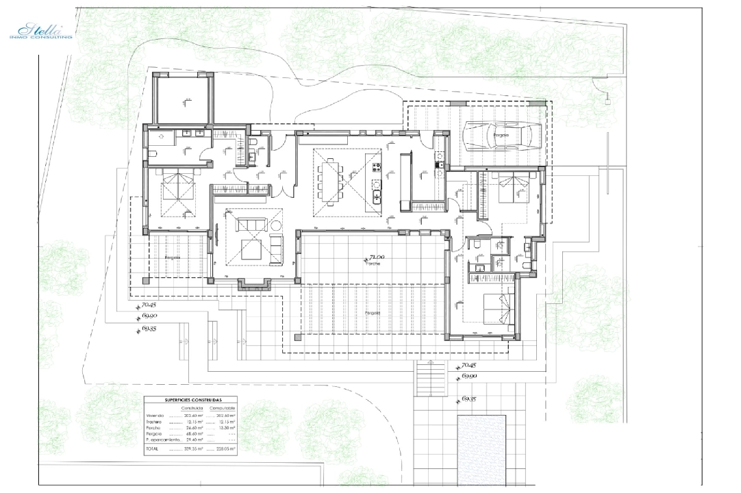 villa en Javea en vente, construit 420 m², ano de construccion 2023, aire acondicionado, terrain 1741 m², 4 chambre, 4 salle de bains, piscina, ref.: BI-JA.H-122-6