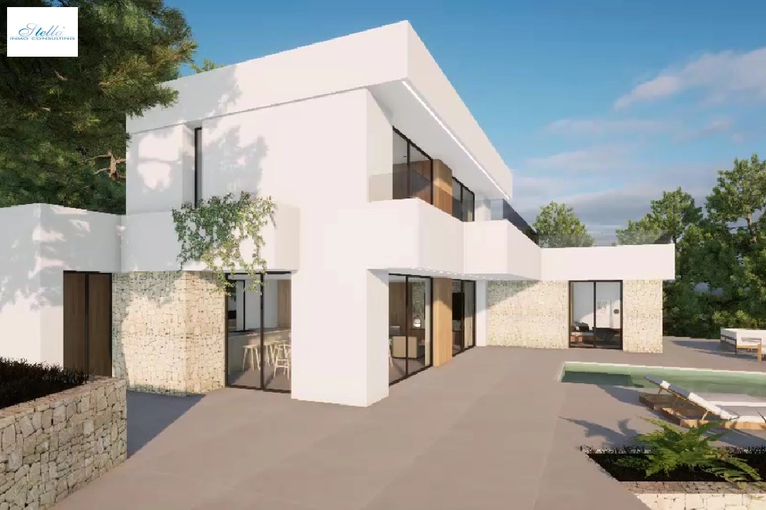 villa en Moraira(Pla del Mar) en vente, construit 340 m², ano de construccion 2023, aire acondicionado, terrain 1070 m², 4 chambre, 4 salle de bains, piscina, ref.: BI-MT.H-787-3