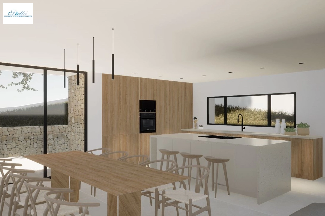 villa en Moraira(Pla del Mar) en vente, construit 340 m², ano de construccion 2023, aire acondicionado, terrain 1070 m², 4 chambre, 4 salle de bains, piscina, ref.: BI-MT.H-787-9