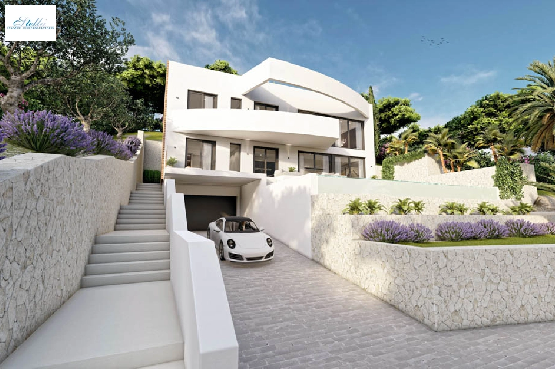 villa en Altea(Altea La Vella) en vente, construit 540 m², aire acondicionado, terrain 1308 m², 4 chambre, 4 salle de bains, ref.: BP-7014ALT-4