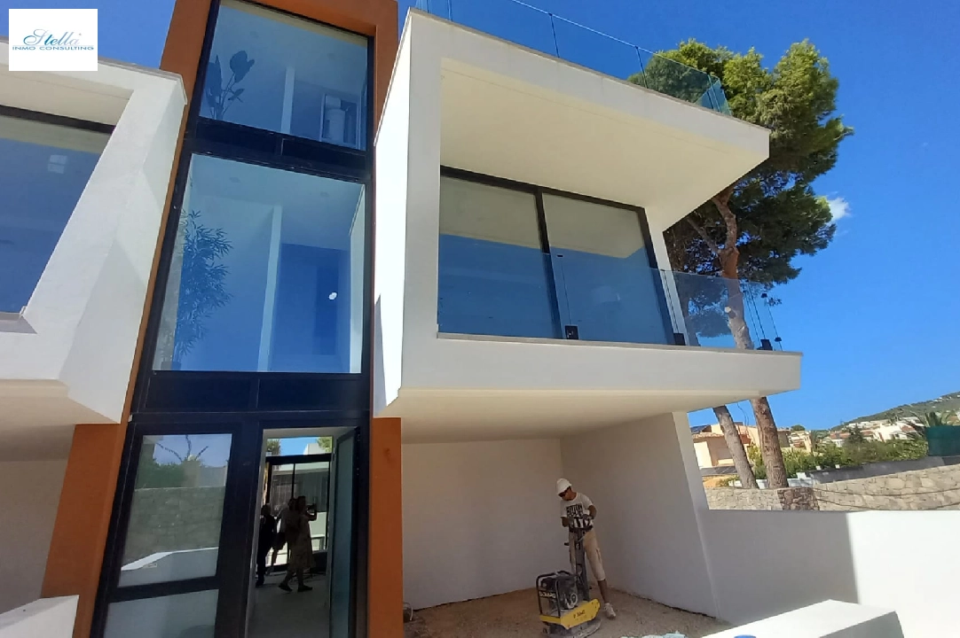 villa en Calpe en vente, construit 132 m², aire acondicionado, terrain 141 m², 3 chambre, 3 salle de bains, piscina, ref.: BI-CA.H-460-1