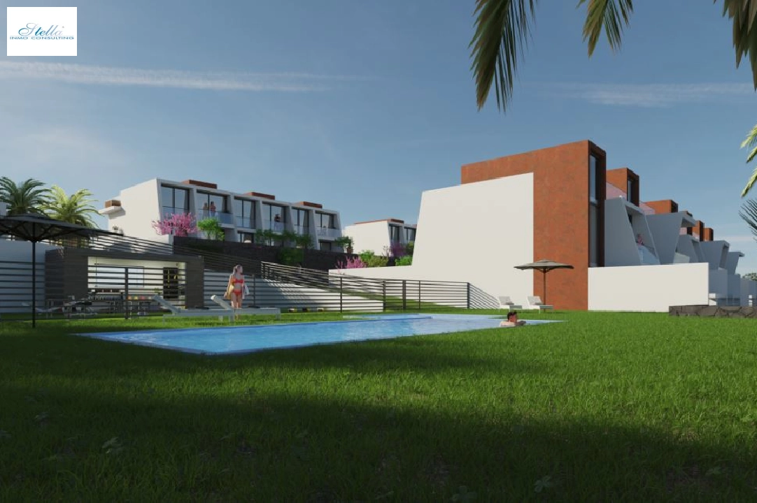 villa en Calpe en vente, construit 132 m², aire acondicionado, terrain 141 m², 3 chambre, 3 salle de bains, piscina, ref.: BI-CA.H-460-8