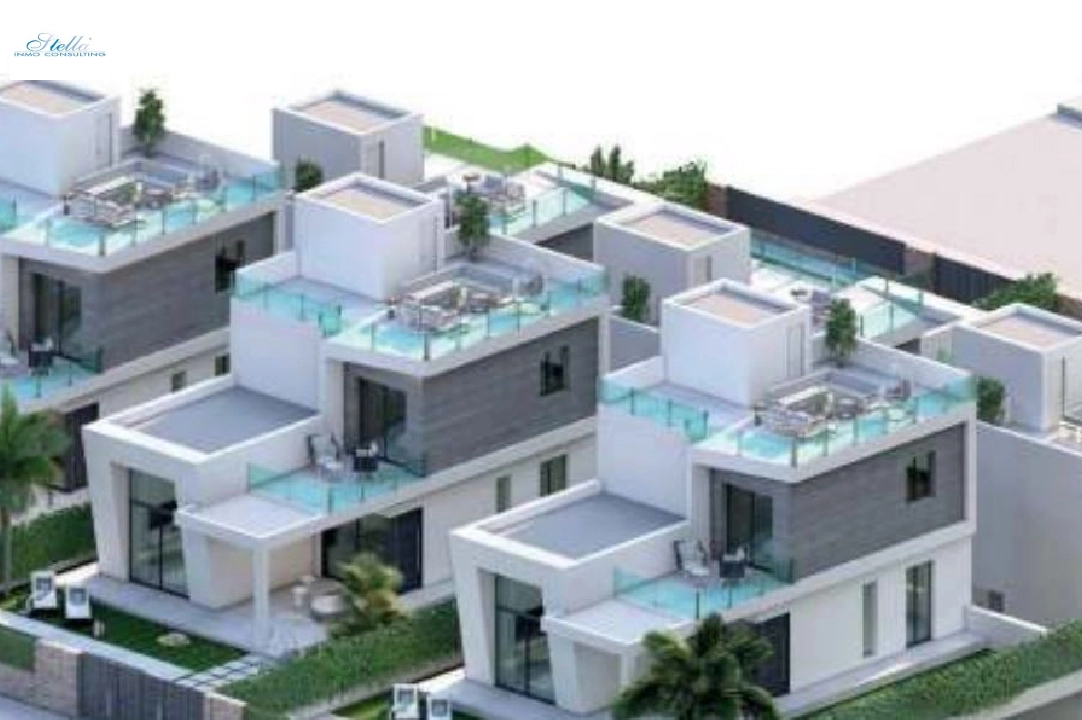 villa en Finestrat en vente, construit 163 m², ano de construccion 2023, aire acondicionado, terrain 346 m², 3 chambre, 3 salle de bains, piscina, ref.: BI-AL.H-030-13