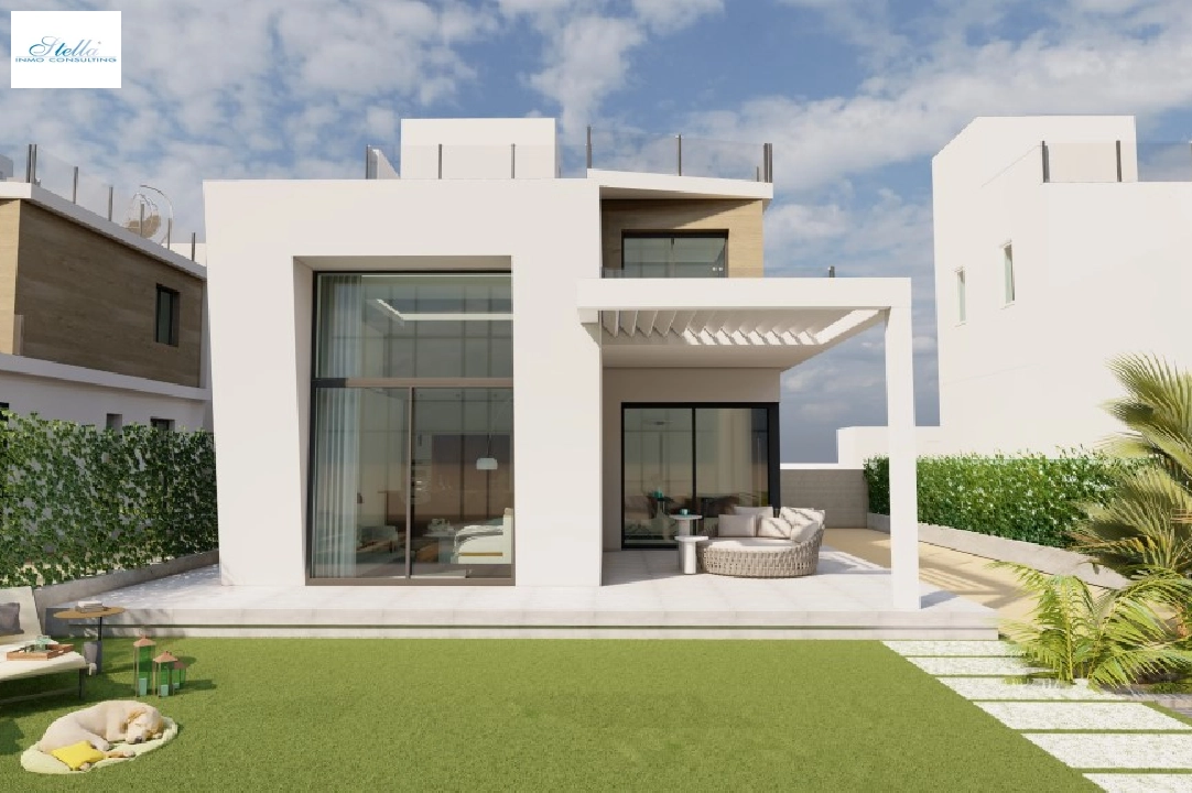 villa en Finestrat en vente, construit 163 m², ano de construccion 2023, aire acondicionado, terrain 346 m², 3 chambre, 3 salle de bains, piscina, ref.: BI-AL.H-030-16