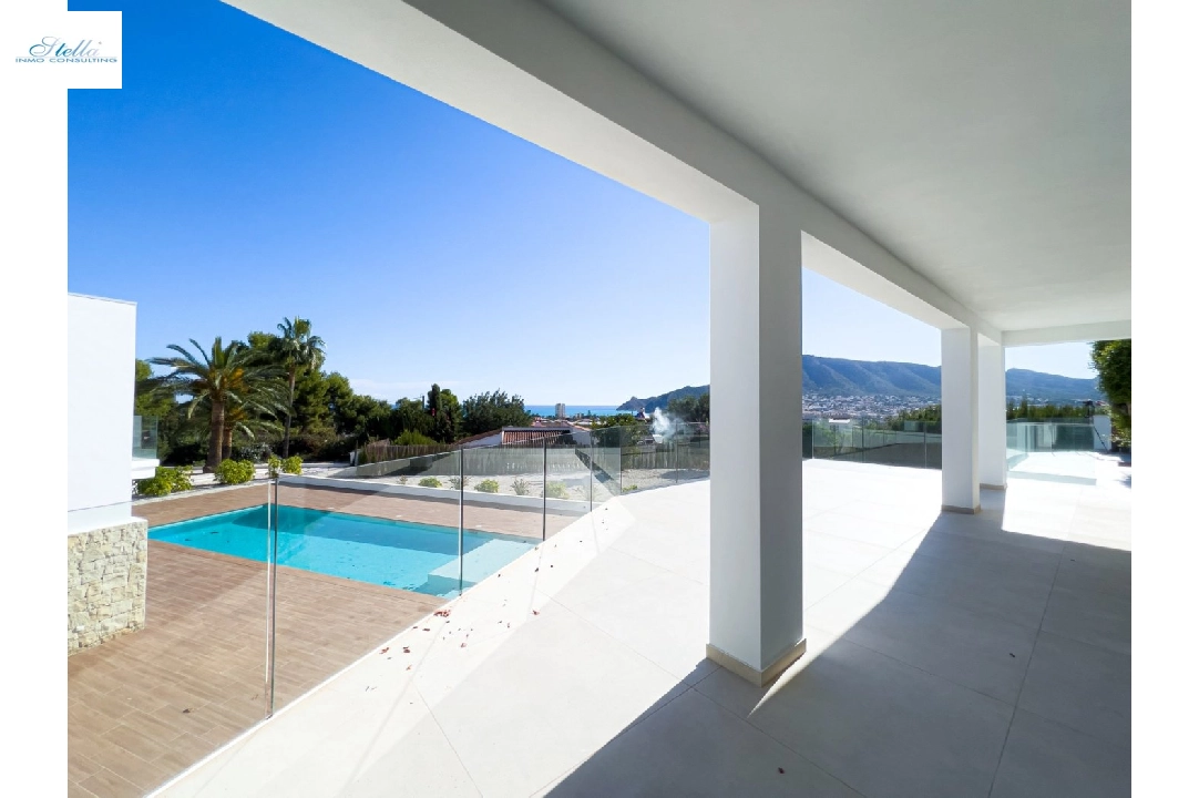 villa en L-Alfas del Pi(Alfas del pi) en vente, construit 520 m², aire acondicionado, terrain 3000 m², 4 chambre, 4 salle de bains, piscina, ref.: AM-989DA-3700-30