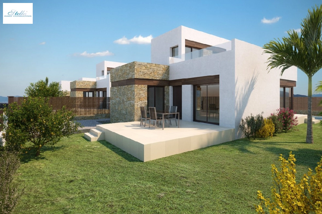 villa en Finestrat(Finestrat) en vente, construit 232 m², aire acondicionado, terrain 417 m², 3 chambre, 2 salle de bains, piscina, ref.: AM-1016DA-3700-2