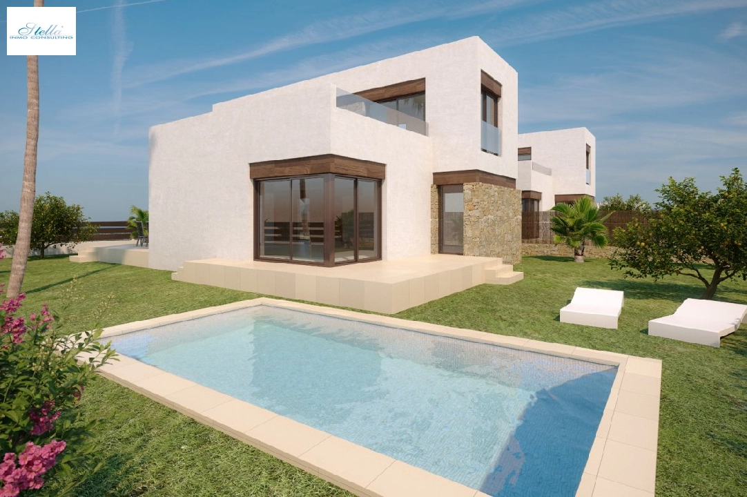 villa en Finestrat(Finestrat) en vente, construit 232 m², aire acondicionado, terrain 417 m², 3 chambre, 2 salle de bains, piscina, ref.: AM-1016DA-3700-3