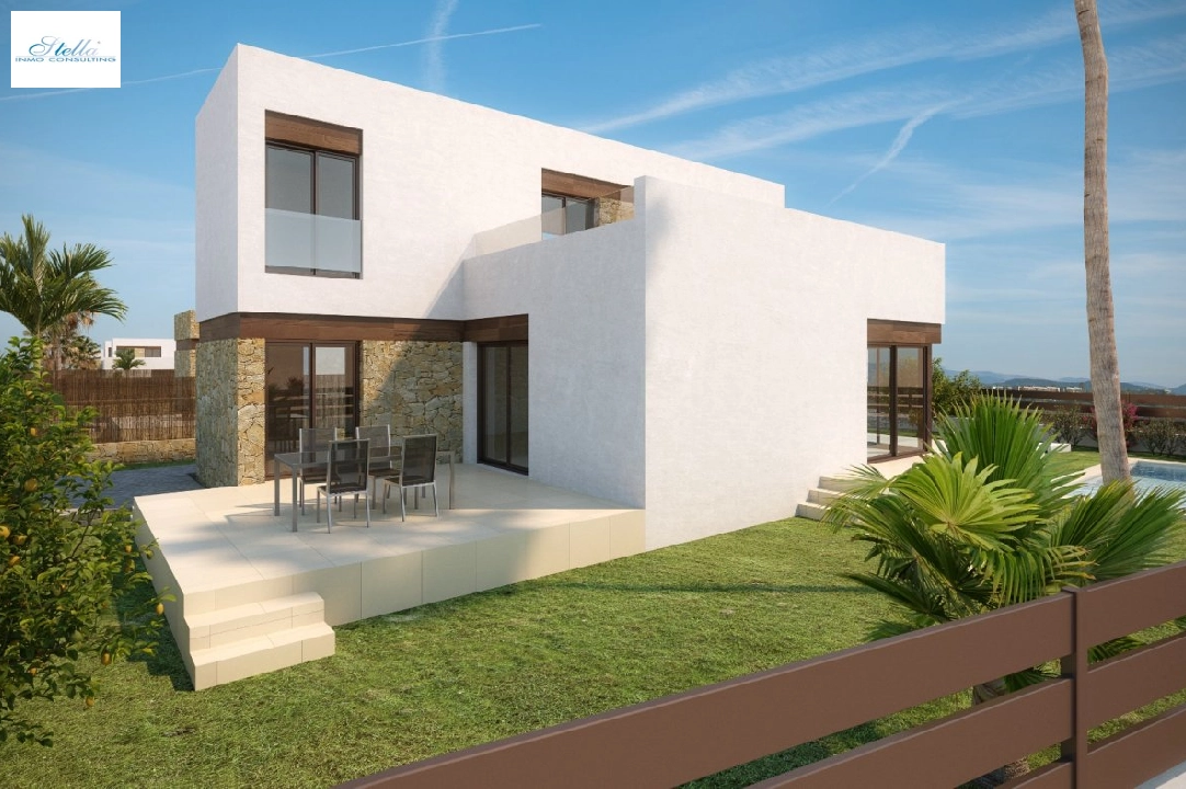 villa en Finestrat(Finestrat) en vente, construit 232 m², aire acondicionado, terrain 417 m², 3 chambre, 2 salle de bains, piscina, ref.: AM-1016DA-3700-4